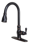 MARKIMEX INC, Ultra Faucets Prime One Handle Oil Rubbed Bronze Pull-Down Kitchen Faucet