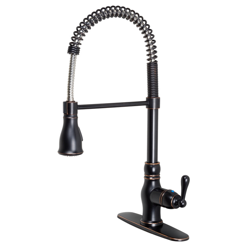 MARKIMEX INC, Ultra Faucets Prime One Handle Oil Rubbed Bronze Pull-Down Kitchen Faucet