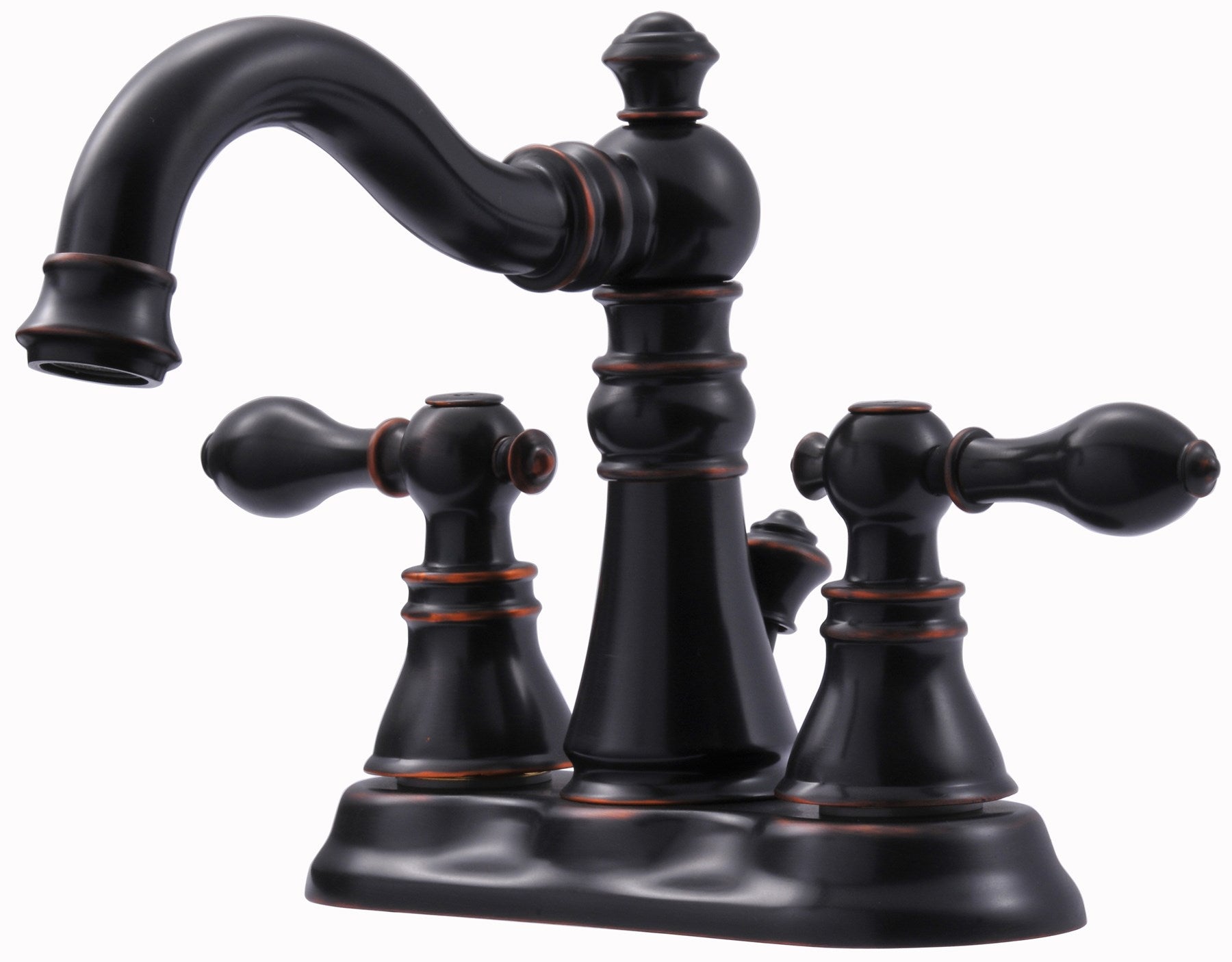 MARKIMEX INC, Ultra Faucets Signature Oil Rubbed Bronze Centerset Bathroom Sink Faucet 4 in.