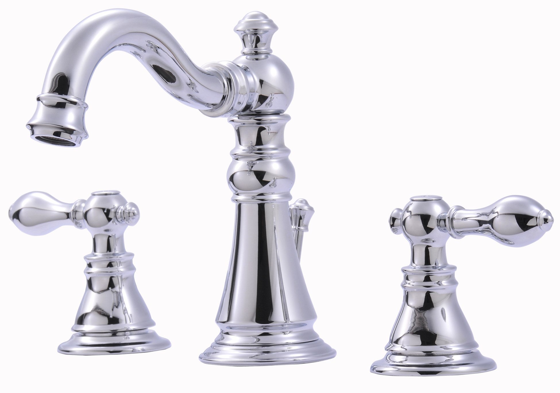 MARKIMEX INC, Ultra Faucets Signature Polished Chrome Widespread Bathroom Sink Faucet 6-10 in.