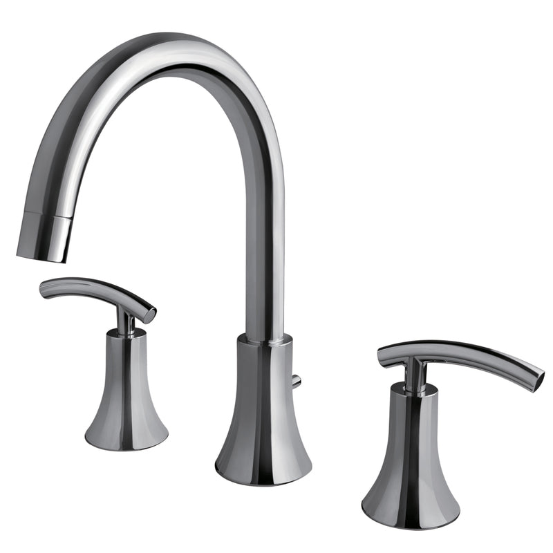 MARKIMEX INC, Ultra Faucets Sweep 2-Handle Polished Chrome Deck Mount Tub Faucet