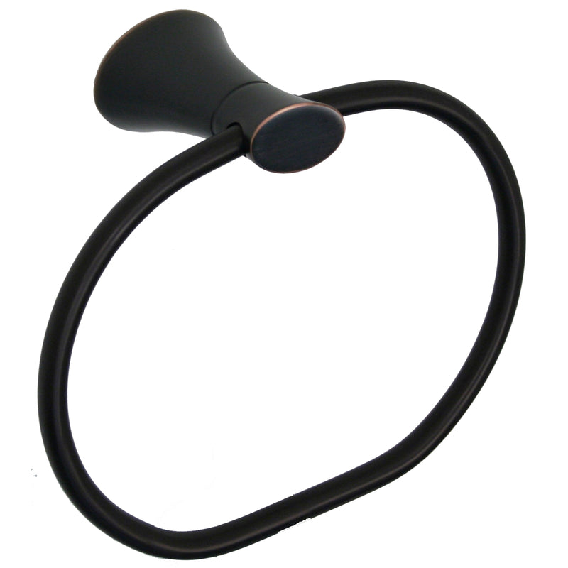 MARKIMEX INC, Ultra Faucets Sweep Collection Oil Rubbed Bronze Towel Ring Metal