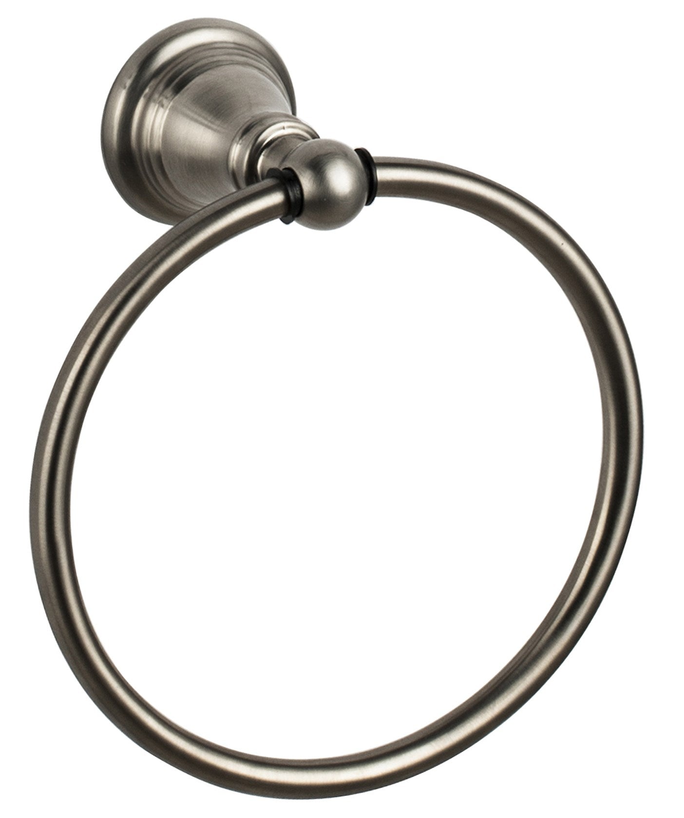 MARKIMEX INC, Ultra Faucets Traditional Collection Brushed Nickel Towel Ring Metal