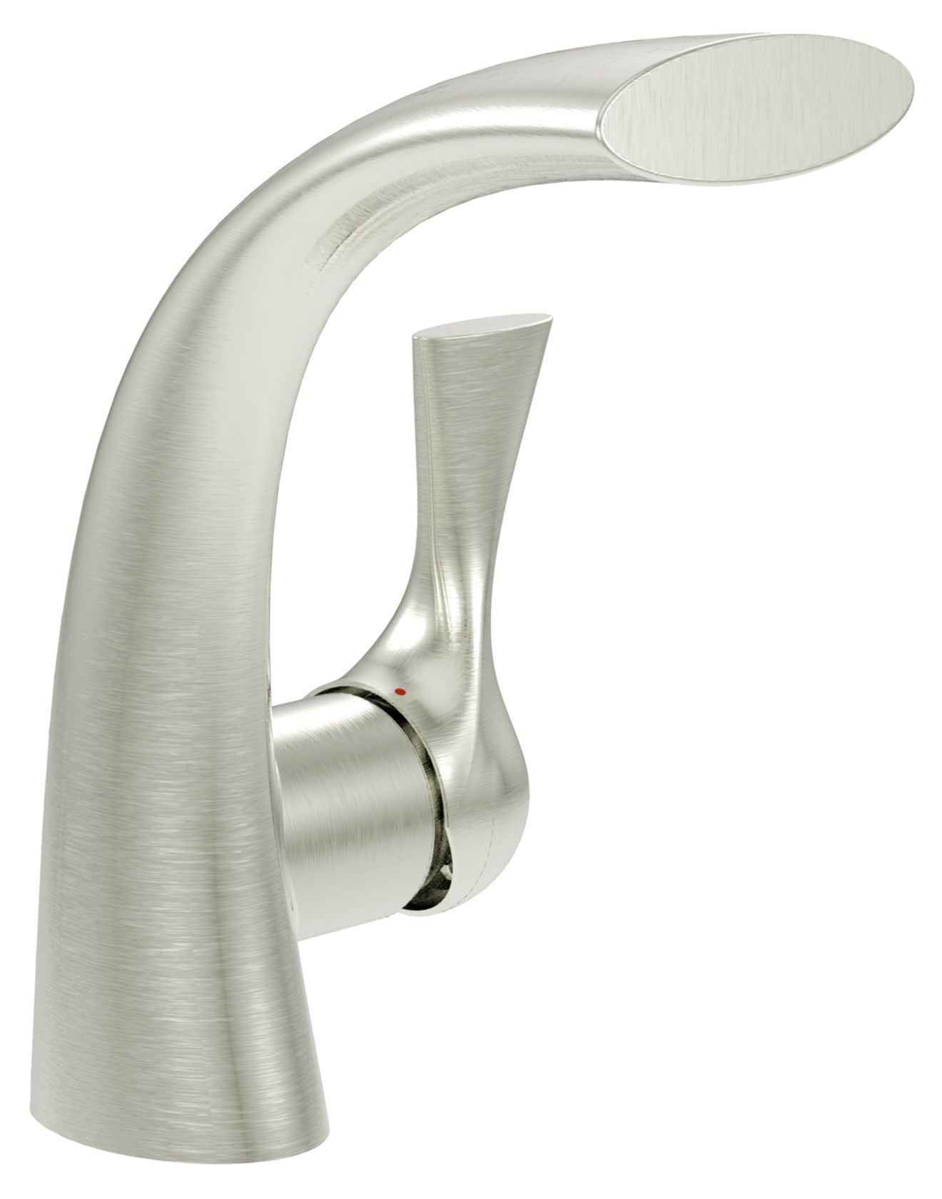 MARKIMEX INC, Ultra Faucets Twist Brushed Nickel Single-Hole Bathroom Sink Faucet 4 in.