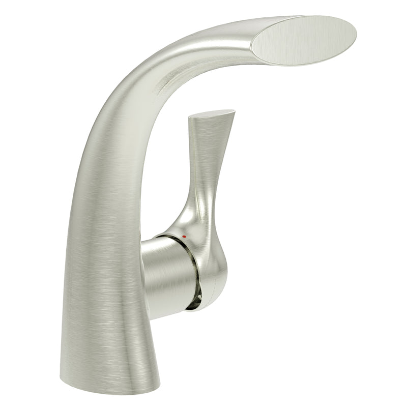 MARKIMEX INC, Ultra Faucets Twist Brushed Nickel Single-Hole Bathroom Sink Faucet 4 in.