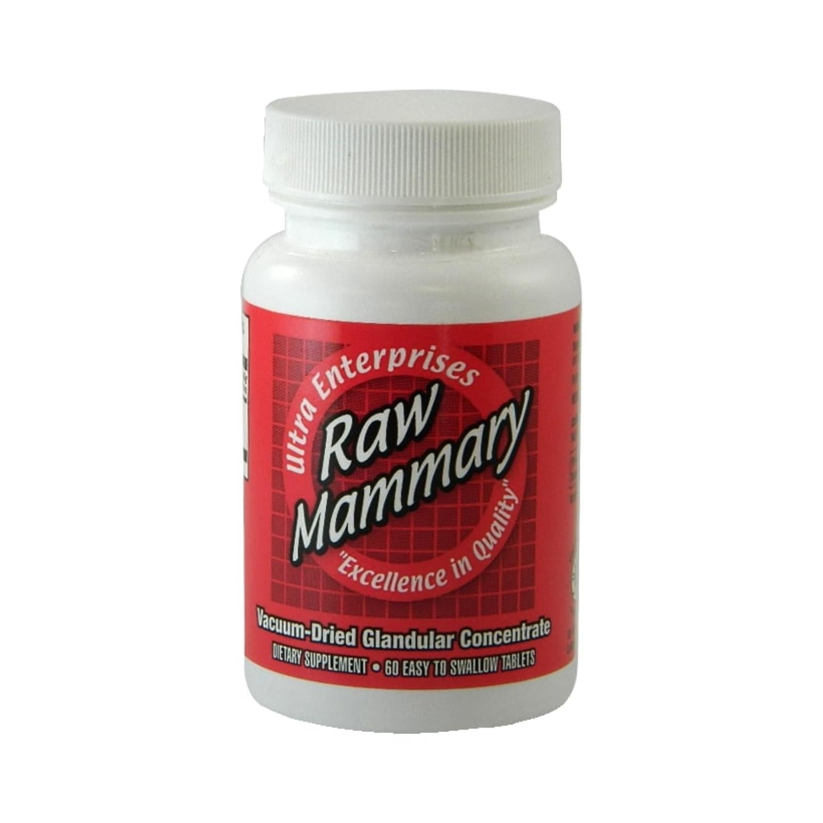 Ultra Glandulars, Ultra Glandulars Mammary - Raw - 60 Tablets