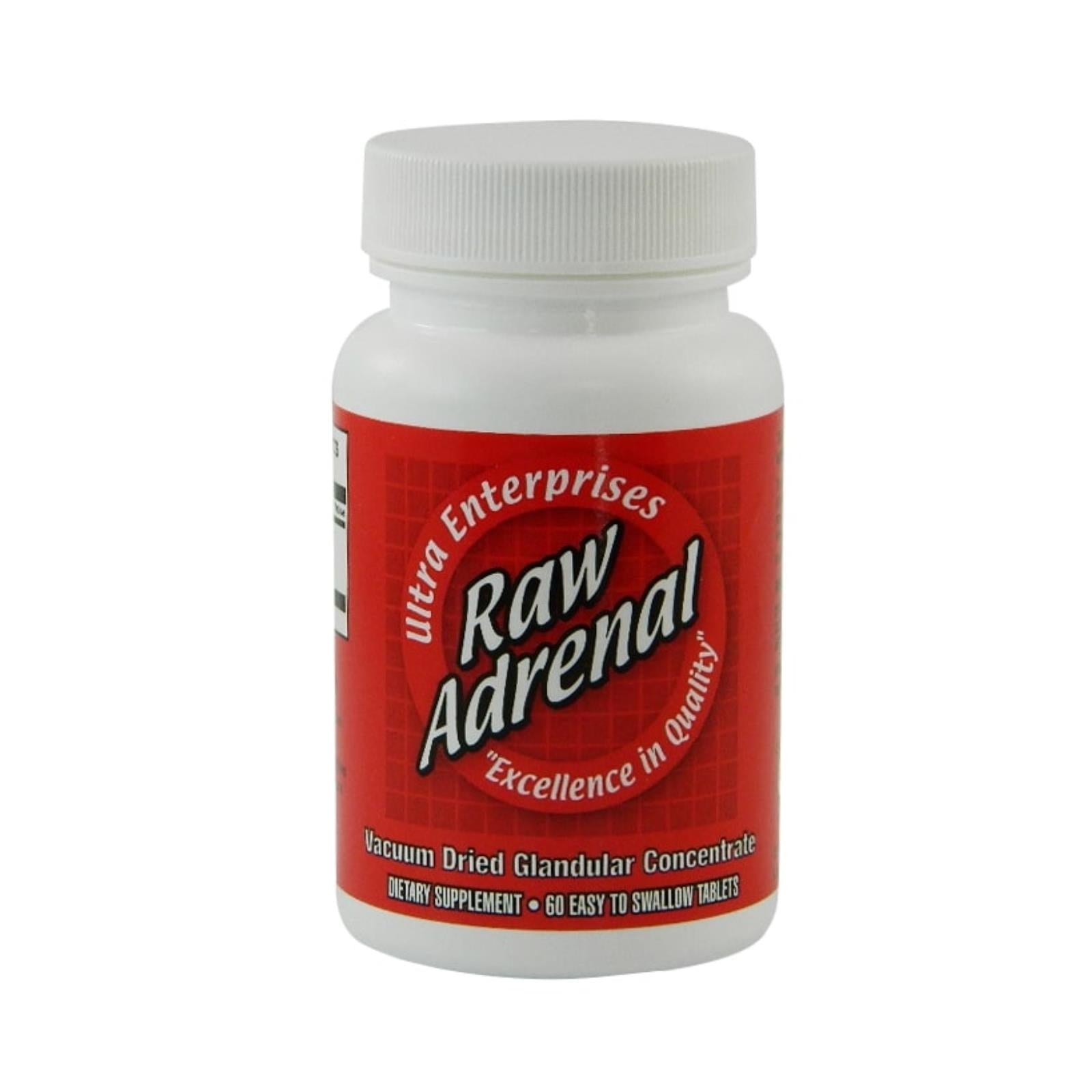 Ultra Glandulars, Ultra Glandulars Raw Adrenal - 200 mg - 60 Tablets