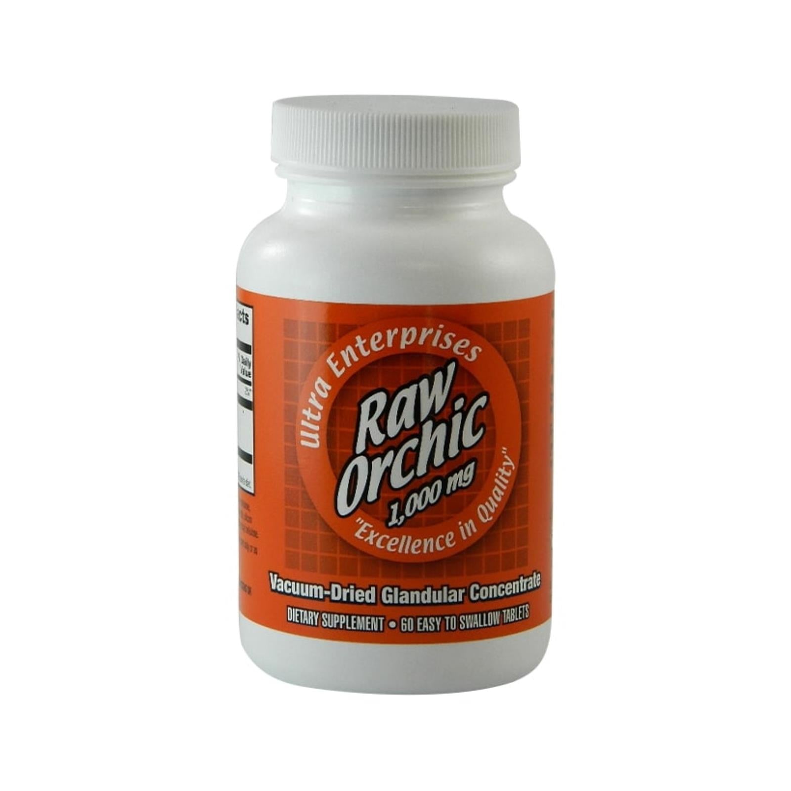 Ultra Glandulars, Ultra Glandulars Raw Orchic - 1000 mg - 60 Tablets