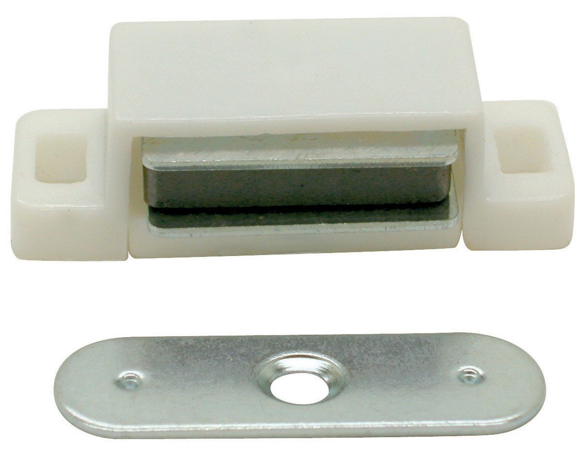 Ultra Hardware, Ultra Hardware 13502 White Designer's Edge™ Plastic Magnetic Catch