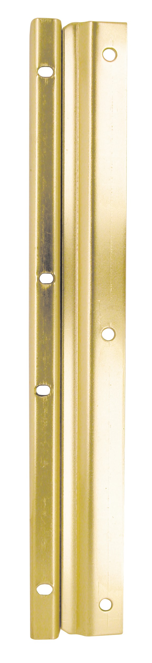 WORLD AND MAIN CRANBURY LLC, Ultra Hardware Bright Brass Silver Steel Door Latch Protector 1 pk