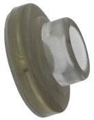 WORLD AND MAIN CRANBURY LLC, Ultra Hardware Plastic Clear Wall Door Stop Mounts to wall 2-1/8 in.