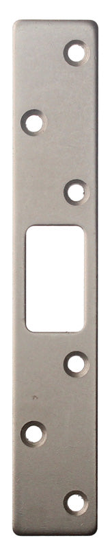 WORLD AND MAIN CRANBURY LLC, Ultra Hardware Satin Nickel Silver Steel Strike Plate 1 pk