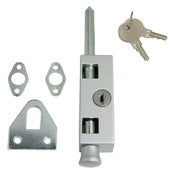 WORLD AND MAIN CRANBURY LLC, Ultra Hardware Zinc Indoor and Outdoor Patio Door Lock