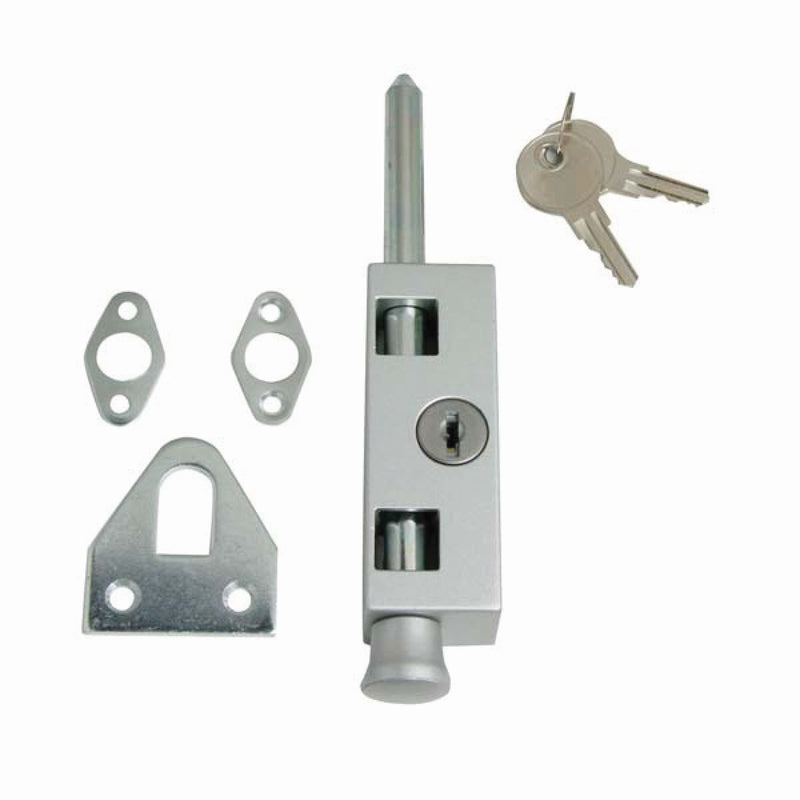 WORLD AND MAIN CRANBURY LLC, Ultra Hardware Zinc Indoor and Outdoor Patio Door Lock