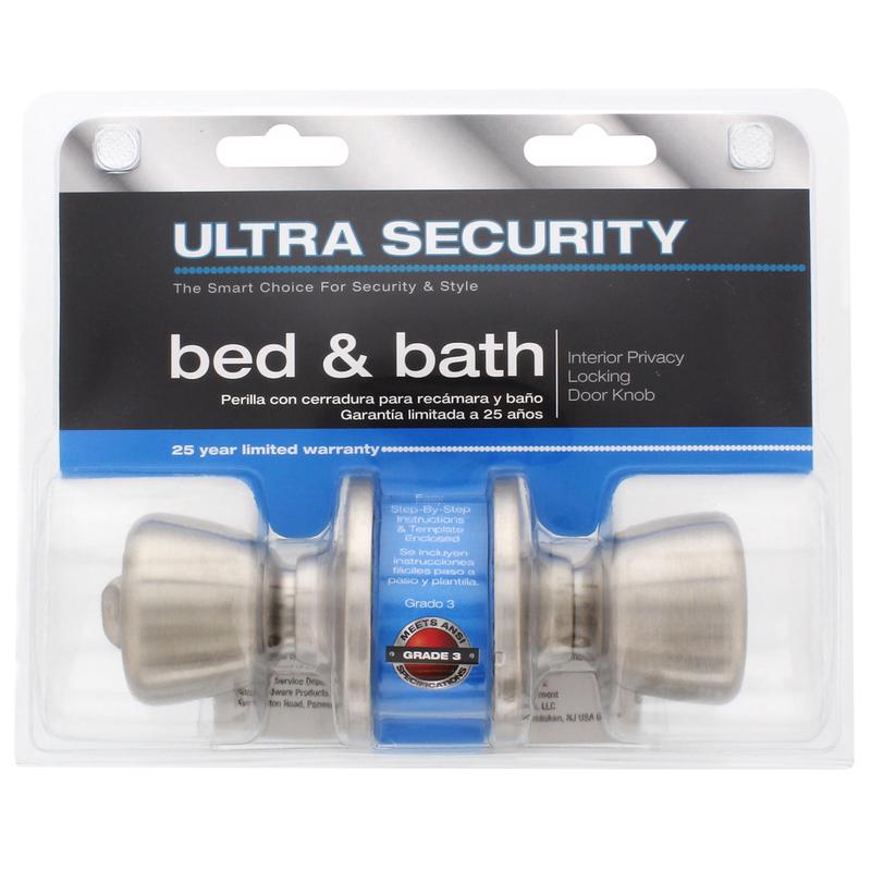 WORLD AND MAIN CRANBURY LLC, Ultra Security Bed and Bath Knob Right or Left Handed