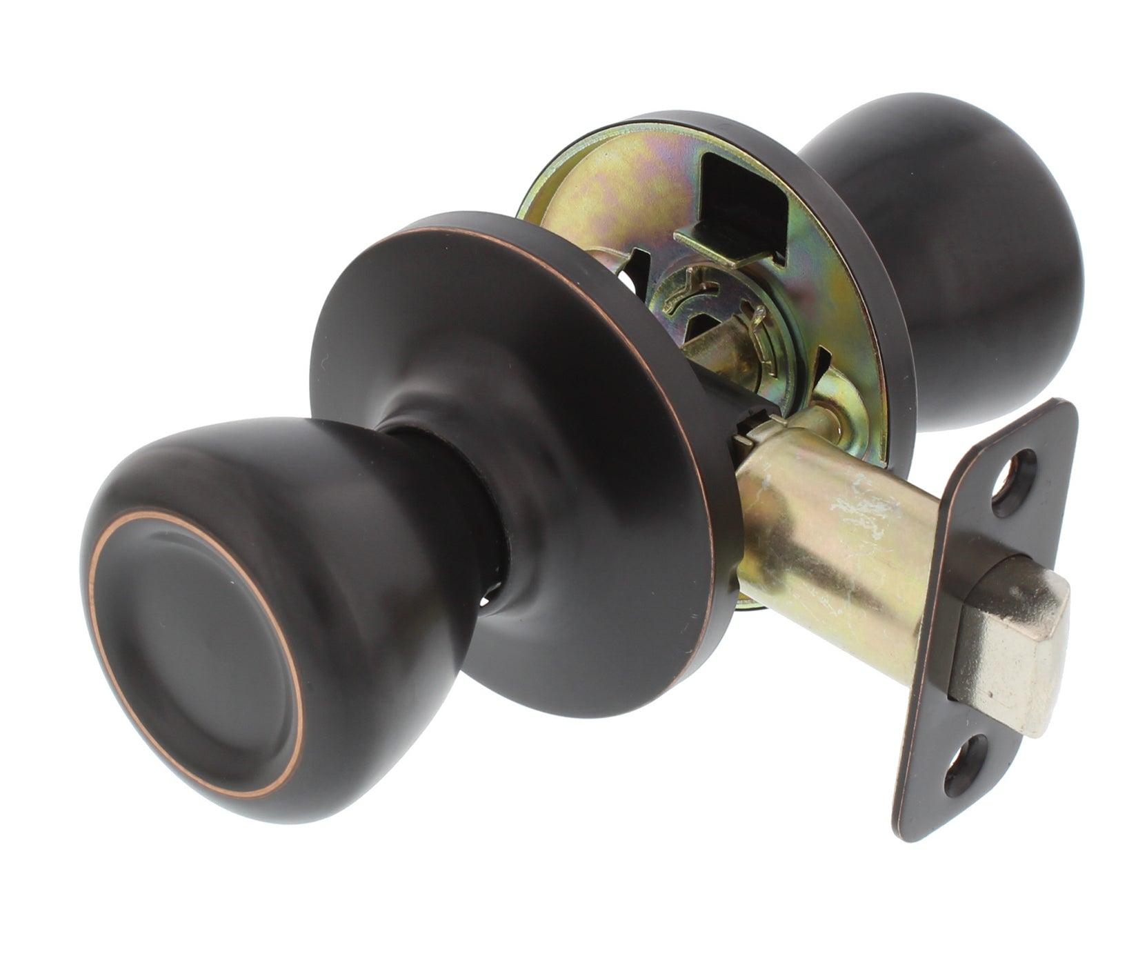 WORLD AND MAIN CRANBURY LLC, Ultra Security Oil Rubbed Bronze Passage Knob Right or Left Handed