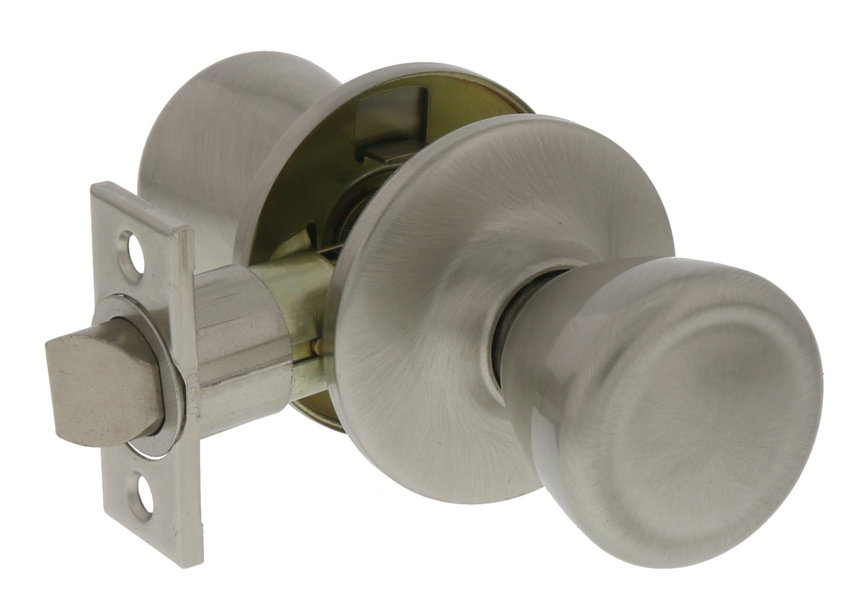 WORLD AND MAIN CRANBURY LLC, Ultra Security Plus Rittenhouse Satin Nickel Passage Knob Right or Left Handed