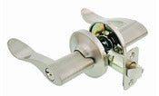 WORLD AND MAIN CRANBURY LLC, Ultra Security Satin Nickel Bed and Bath Lever Right or Left Handed