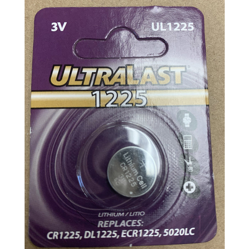 DANTONA INDUSTRIES INC, Ultralast Lithium 1225 3 volt Electronic/Thermometer/Watch Battery 1 pk