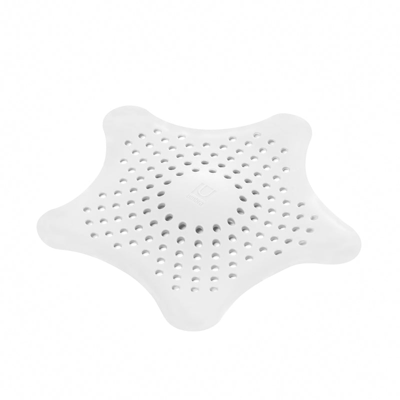 UMBRA USA INC, Umbra 023014-660 6-1/2" X 1/2" White Starfish Drain Cover