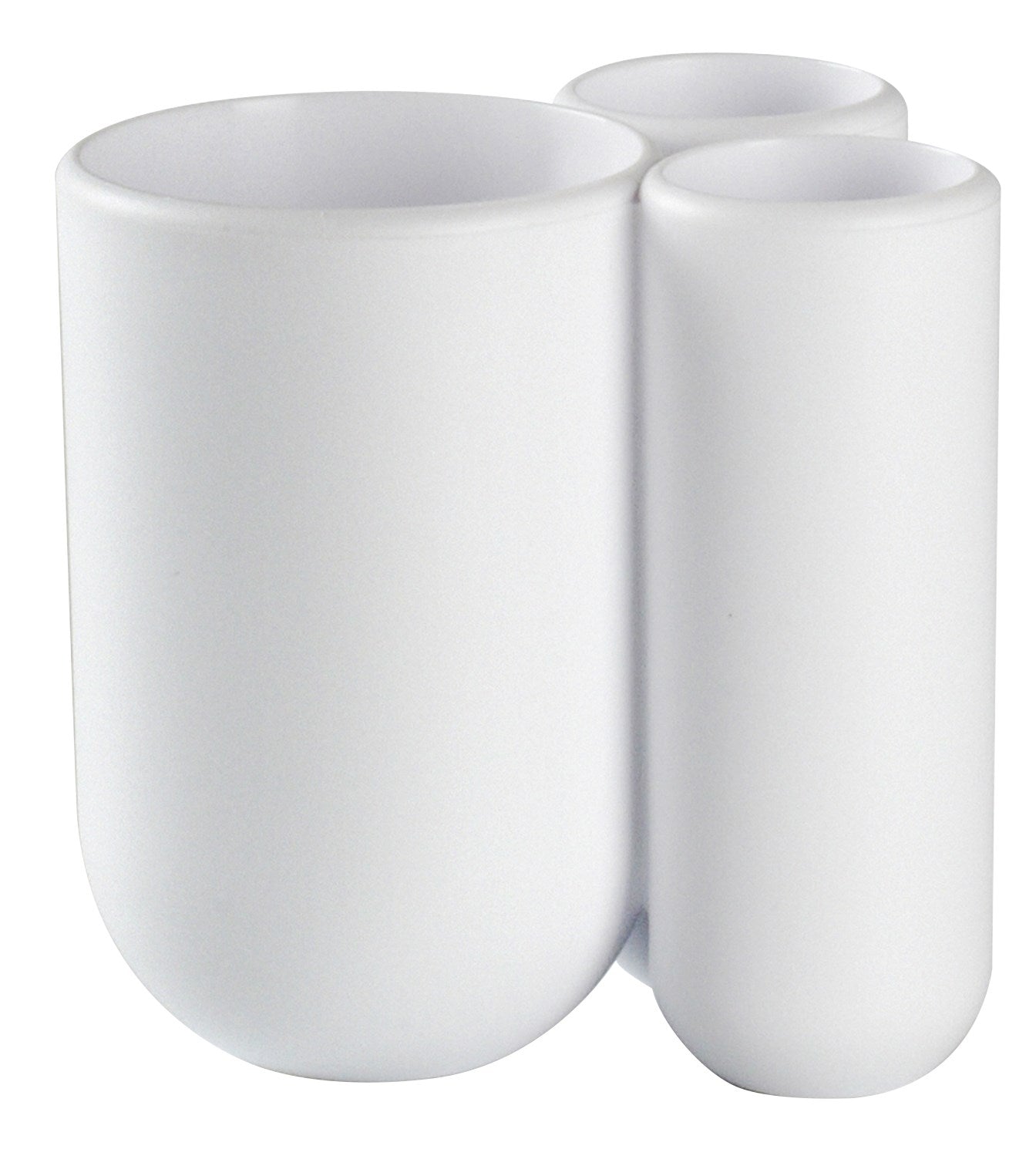 UMBRA USA INC, Umbra 023271-660 3-1/2" X 3" X 4" White Toothbrush Holder (Pack of 3)