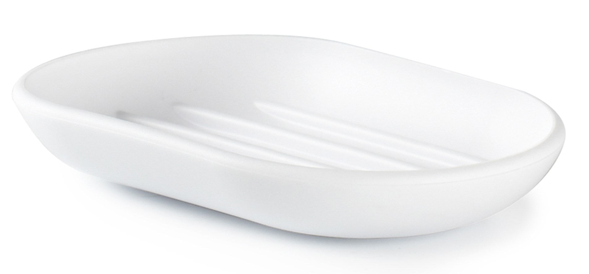 UMBRA USA INC, Umbra 023272-660 5" X 3-1/4" X 3/4" White Touch Soap Dish (Pack of 3)