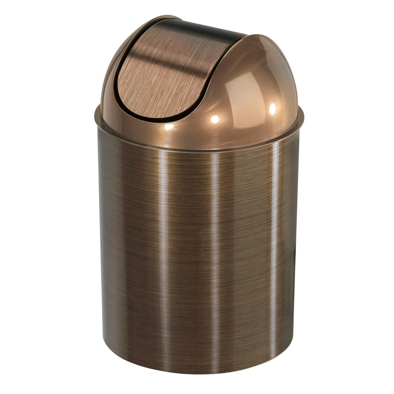 UMBRA USA INC, Umbra 082744-125 2.5 Gallon Bronze Swing-Top Waste Can (Pack of 3)