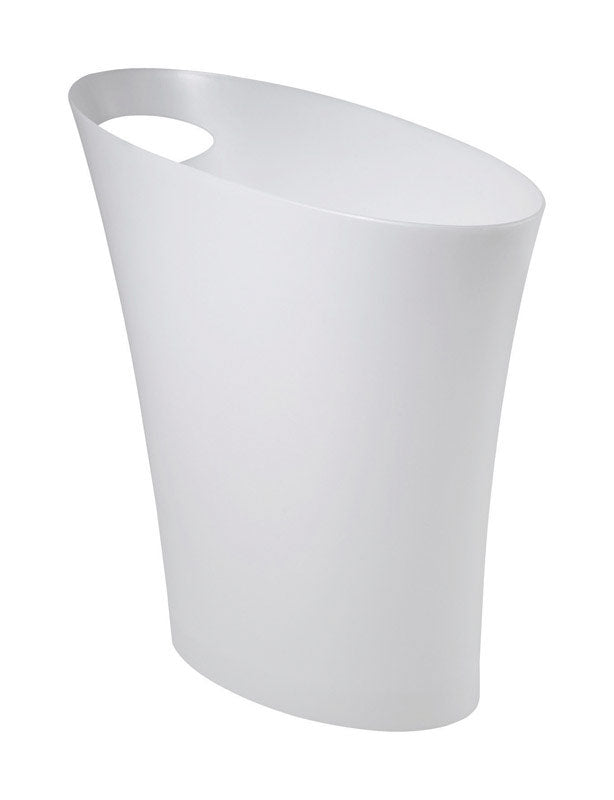 UMBRA USA INC, Umbra 2 White Skinny Wastebasket (Pack of 6)