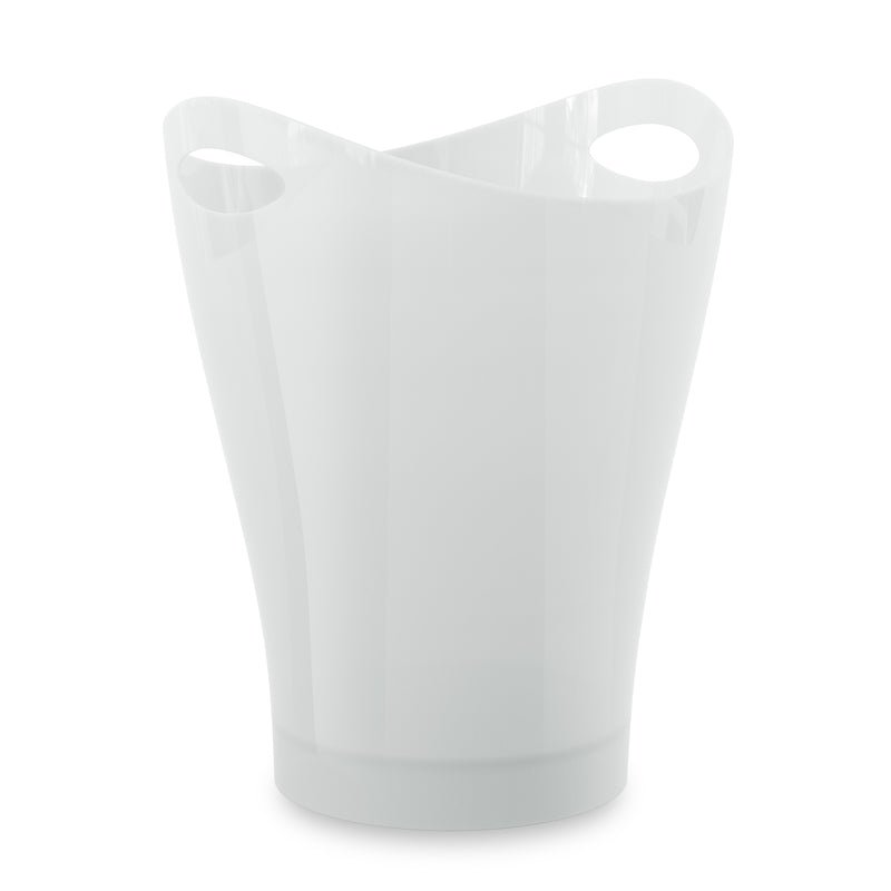 UMBRA USA INC, Umbra 2.25 gal. White Garbino Wastebasket