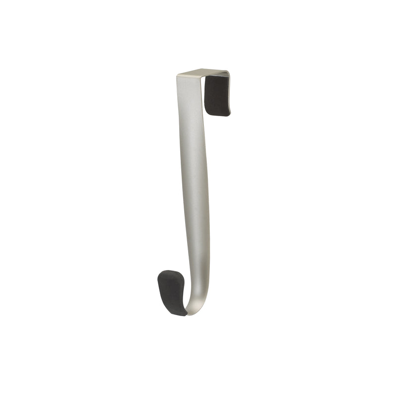 UMBRA USA INC, Umbra 8 in. L Painted Silver Metal Schnook Over the Door Hook 5 lb. capacity (Pack of 6)