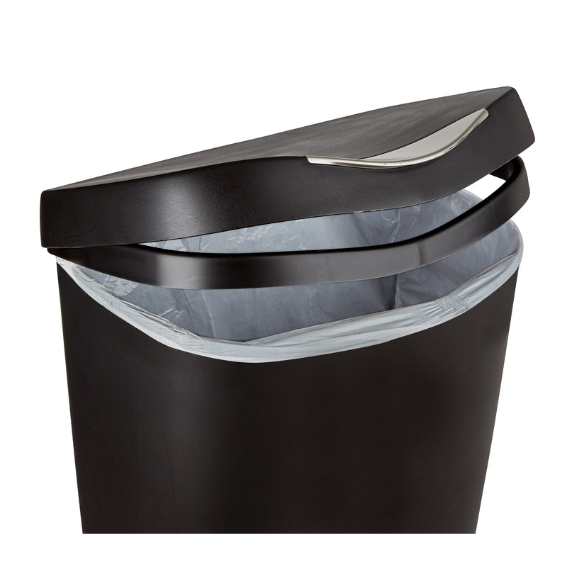 UMBRA USA INC, Umbra Brim 13 gal Black Plastic Step On Wastebasket