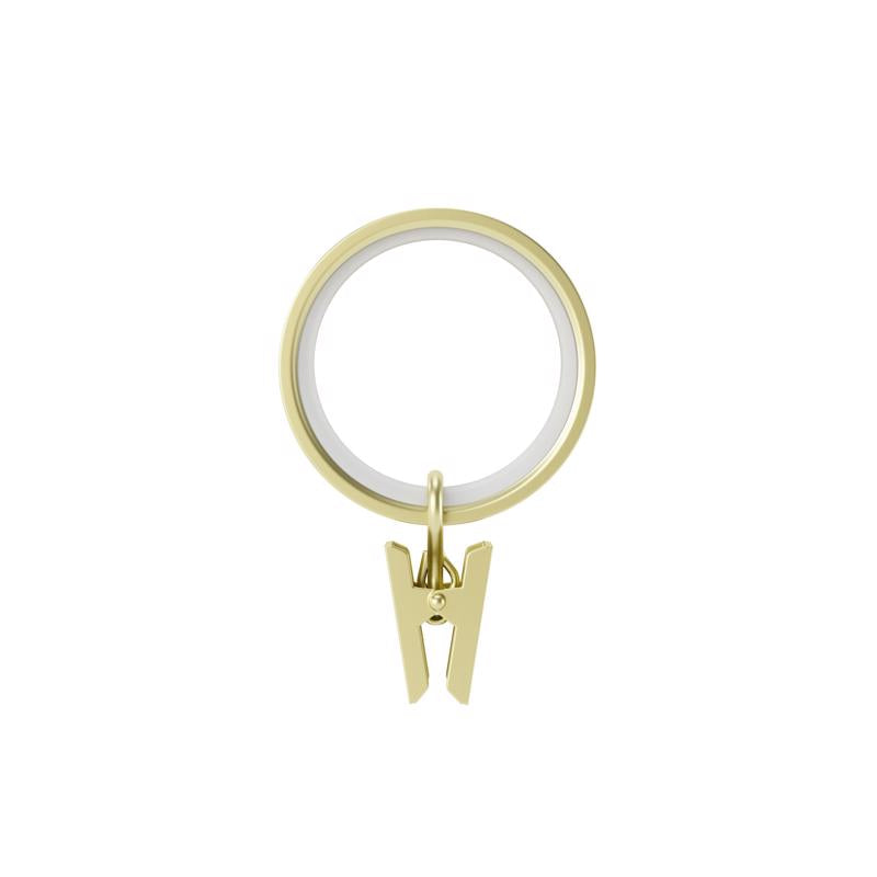 UMBRA USA INC, Umbra Cappa Brass Gold Clip Ring 3.25 in. L (Pack of 6)