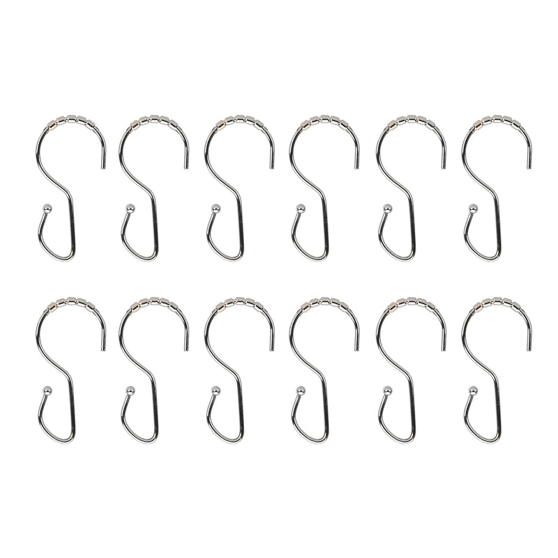 UMBRA USA INC, Umbra Chrome Silver Resin Shower Curtain Rings 12 pk