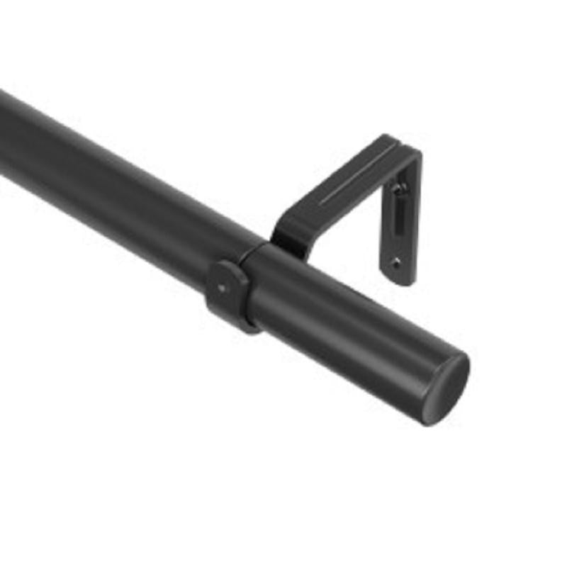 UMBRA USA INC, Umbra Zen Matte Black Curtain Rod 32 in. L X 128 in. L (Pack of 2)