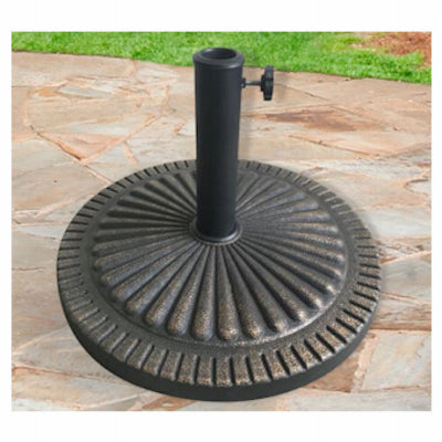 Four Seasons Courtya, Umbrella Base, Bronze, 22-In.