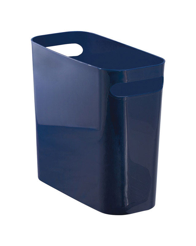 Interdesign, Una Waste Can Navy 10" (Pack of 4)