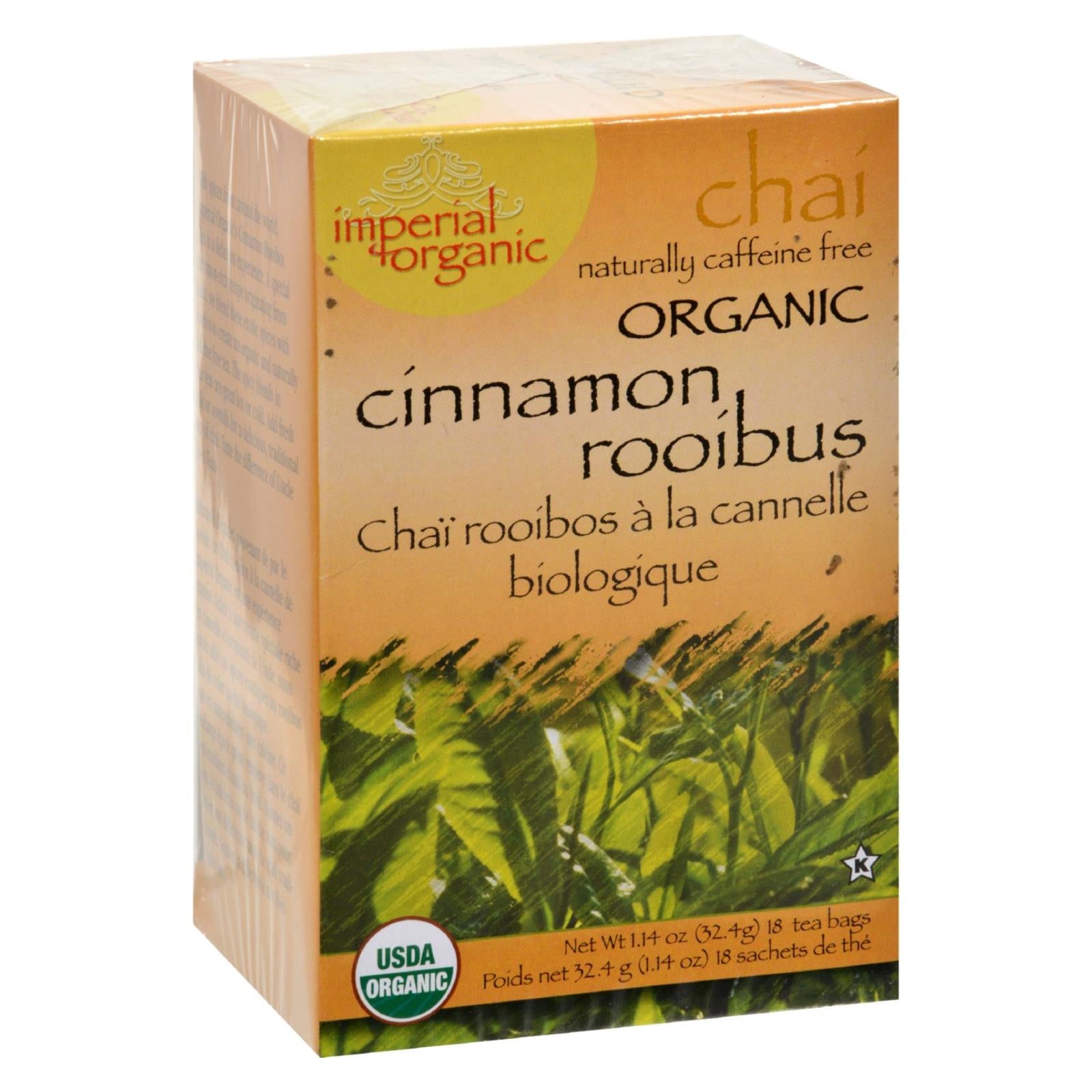 Uncle Lee'S Tea, Uncle Lee's Imperial Organic Cinnamon Rooibus Chai Tea - 18 Tea Bags