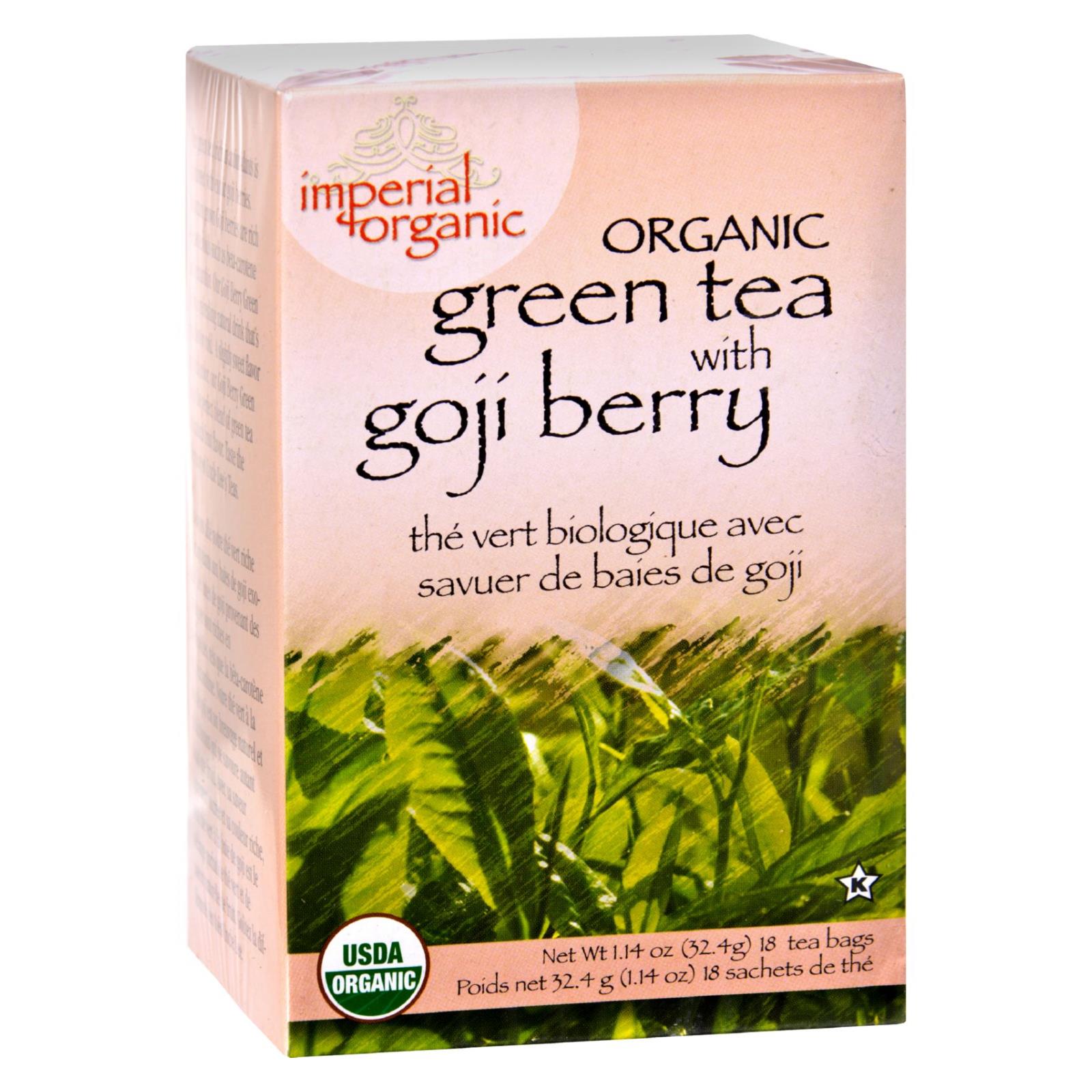 Uncle Lee'S Tea, Uncle Lee's Imperial Organic Green Tea with Goji Berry - 18 Tea Bags