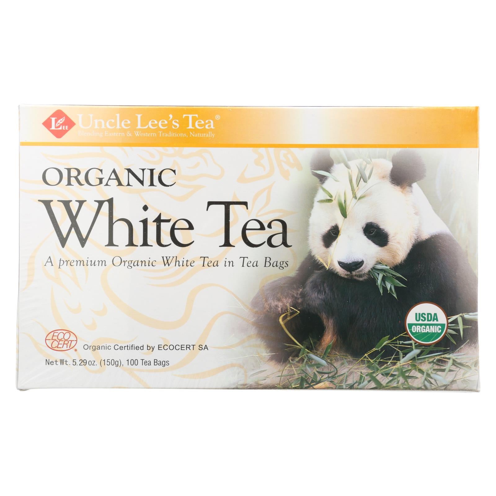 Uncle Lee'S Tea, Uncle Lee's Legends of China Organic White Tea - 100 Tea Bags