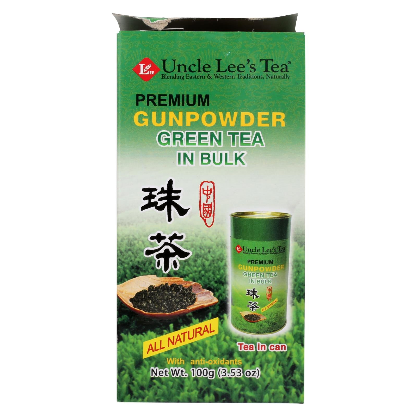 Uncle Lee'S Tea, Uncle Lee's Premium Gunpowder Green Tea in Bulk - 5.29 oz