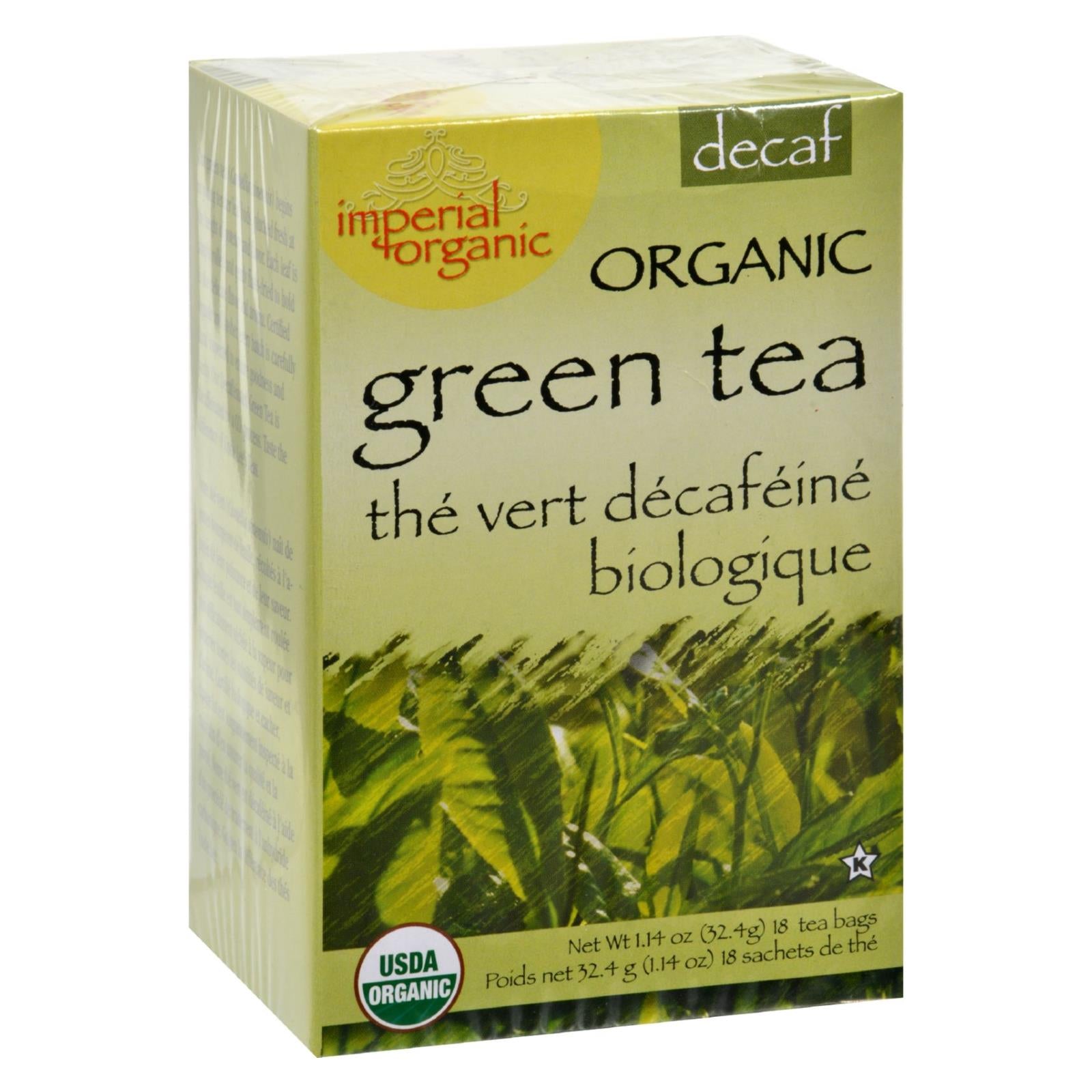 Uncle Lee'S Tea, Uncle Lee's Tea Organic Imperial Decaffeinated Green Tea - 18 Bags