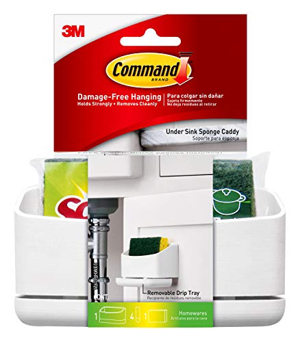 3m Company, Under-Sink Sponge Caddy, White