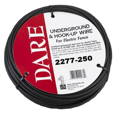 Dare Products Inc, Underground & Hook Up Wire 250' 12.5 Gauge