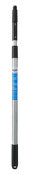 UNGER INDUSTRIAL INC, Unger Telescoping 4 ft. L X 1 in. D Aluminum Extension Pole Silver/Blue