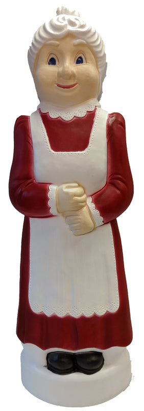 CADO PRODUCTS INC, Union Products Red/White Mrs. Claus Blow Mold Christmas Decoration 40 H in.