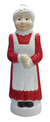 CADO PRODUCTS INC, Union Products Red/White Mrs. Claus Blow Mold Christmas Decoration 40 H in.