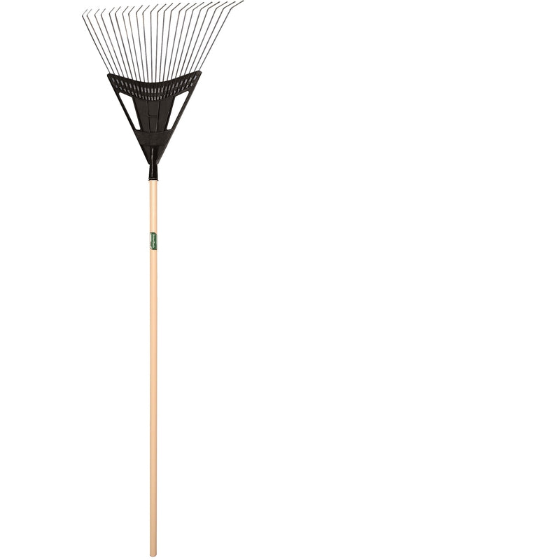 AMES TRUE TEMPER INC, UnionTools 64.63 in. 22 Tine Steel Leaf Rake Wood Handle