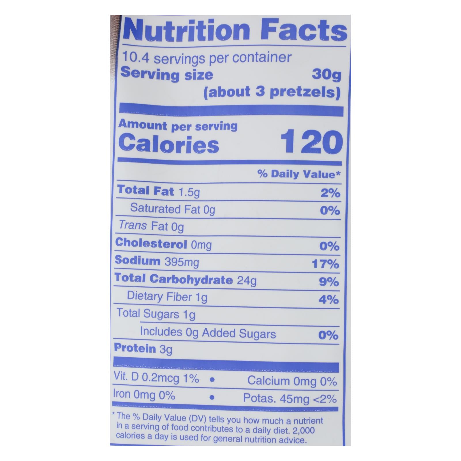 Unique Pretzels, Unique Pretzels - Pretzels Original Splits - Case of 12 - 11 oz. (Pack of 12)