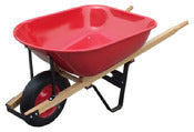 United General, United General Wh89975 6 Cubic Feet 20 Gauge Steel Tray Wheelbarrow