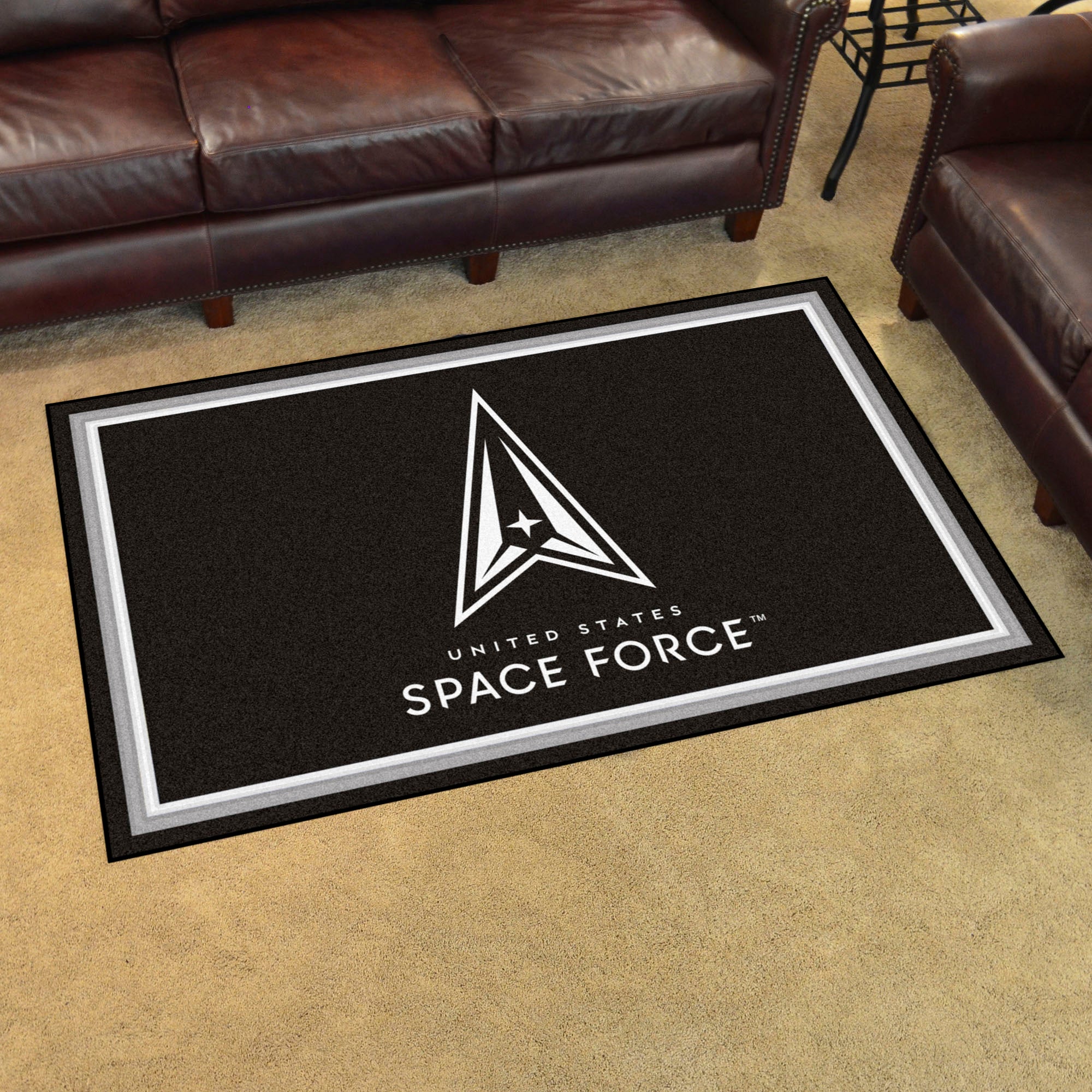 FANMATS, United States Space Force 4ft. x 6ft. Plush Area Rug